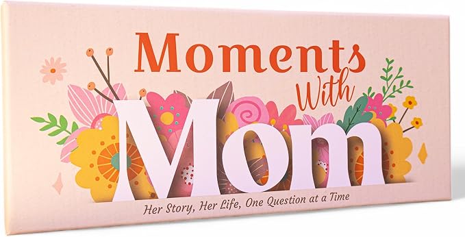 Game That Song Moments with Mom - Conversation Cards Gift for Mother's on her Day! Includes 120 question Cards for boy and Daughter Gifts to Learn More About her! Fun!