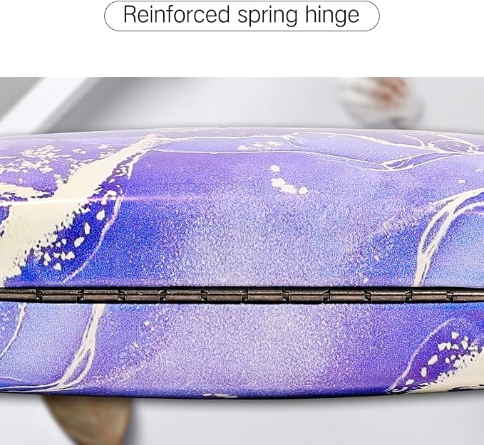 PERFECTSIGHT Hard Shell Eyeglasses Case, Kawaii Protective Glasses Case for Kids, Cute Eyeglass Case for Women Men Girls