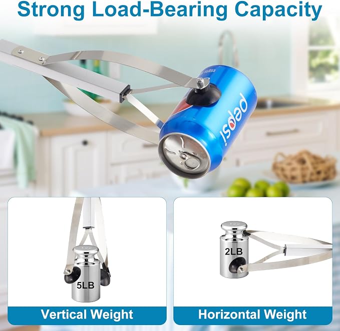 32" Grabber Reacher Tool for Seniors, 2-Pack Heavy Duty Trash Picker Upper with Suction Cup - Foldable Reacher Grabber Pickup Tool for Indoor & Outdoor Use, All-Purpose Grabber Tool