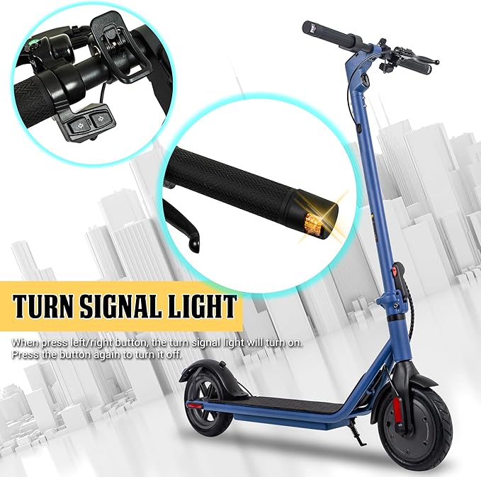 Phantomgogo Electric Scooter for Adults Scooters Kids Foldable E-Scooter with with 350W Motor 15.5 mph Max Speed Long Range EScooter for Commuter
