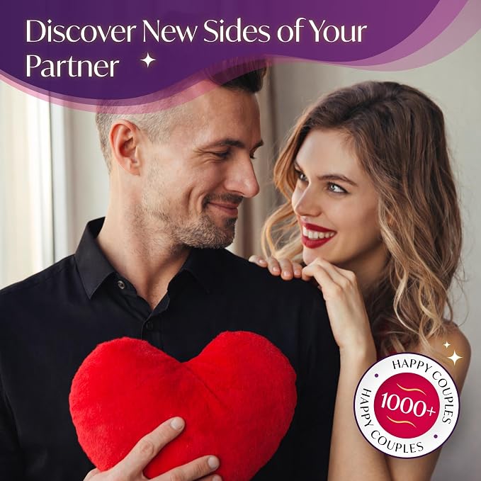 Playful Would You Rather Card Game for Couples - 200 Spicy Conversation Cards & Date Night Dares | Fun Gaming Cards for Two | Relationship Card Game for Deeper Connection