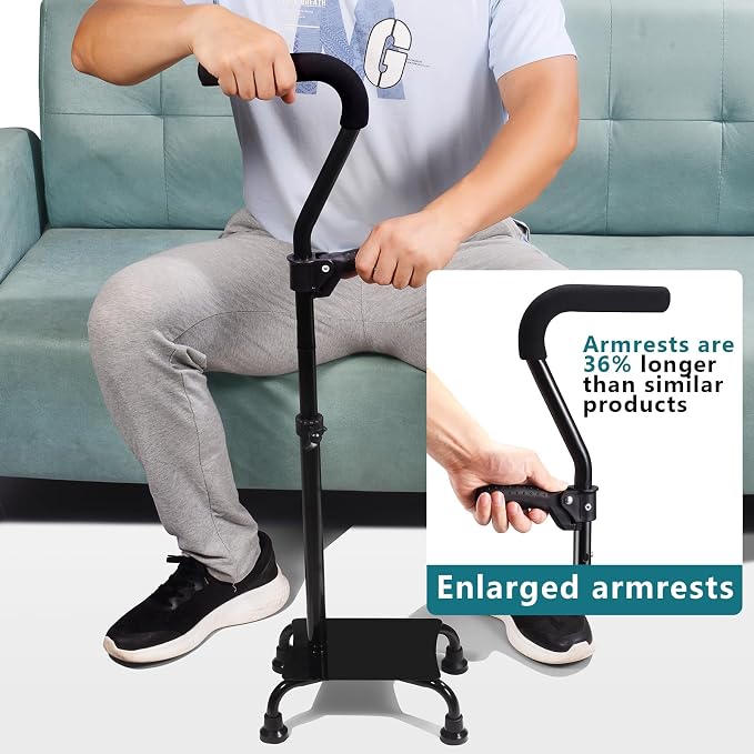Stair Climbing Assist Cane for Elderly People, Step-Type Stair Walker Stair Walkers for Seniors Stair Lift Stability Cane
