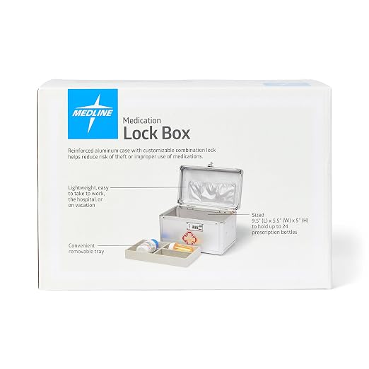 Medline Medication Lock Box