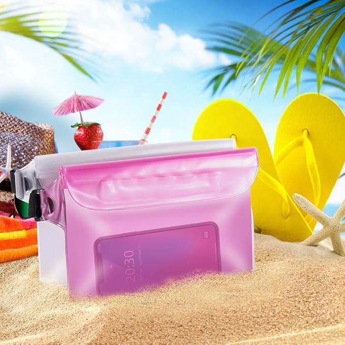 Waterproof Fanny Packs for Women, Sandproof Dry Bag for Beach, Water proof Pouch for Phone Passport Purse, Floating Waterproof Bags for Cruise Travel Water Park Boating Fishing Diving Surfing Kayaking | Floating, ideal for Beach, Boating & Kayaking&Fis...