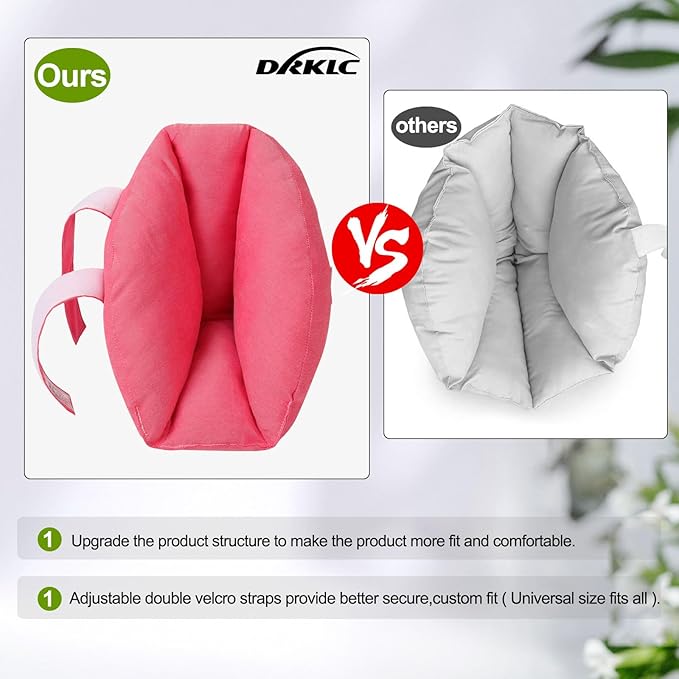 Heel Protectors Cushion for Pressure Sores,Adjustable Foot Support Boot Surgery Recovery Supplies for Elderly Bedridden Pressure Ulcer Cushion Ankle Pillow for Bed, Wheelchairs