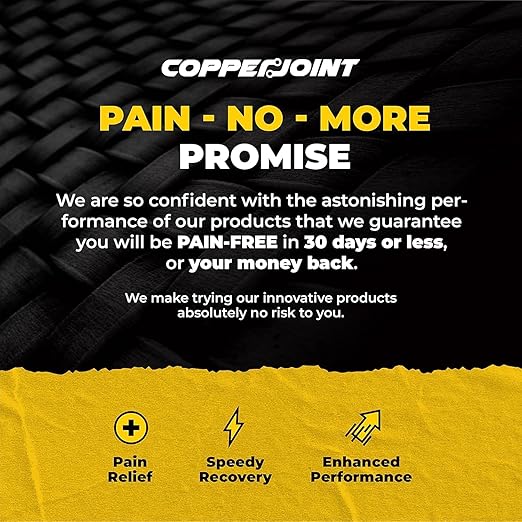 CopperJoint Knee Compression Sleeve Knee Support for Women & Men - Breathable Copper Infused Nylon - Non-Slip - For Pain Relief, Recovery, Swelling & Circulation – Single Sleeve Only (Small)