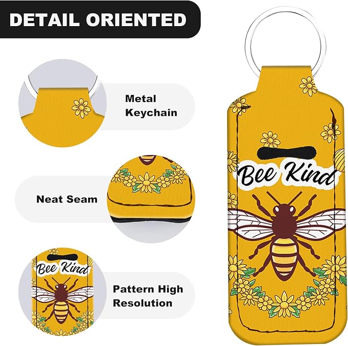 Chapstick Holder Keychain Lip Balm Holder with Clip