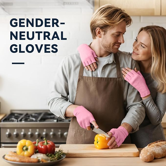 Duerer Arthritis Gloves Women Men, Carpal Tunnel, Rheumatiod, Tendonitis, Fingerless Hand Thumb Compression Gloves