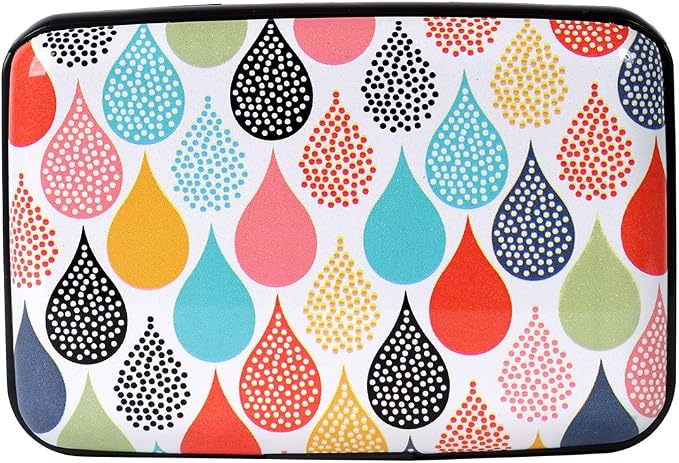 Credit Card Holder Small RFID Blocking Wallet Business Metal Slim Mini Aluminum Hard Case for Women Men