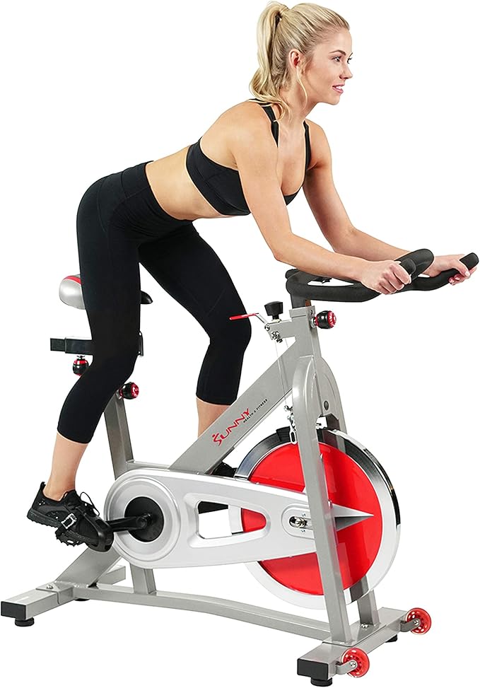 Sunny Health & Fitness ACTIVE Series Smart Exercise Bike with SunnyFit App Connection