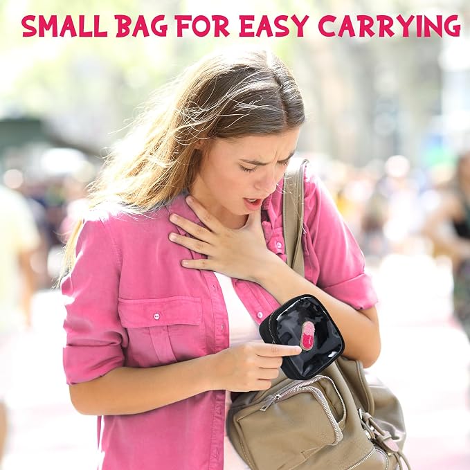 Hillban 2 Pcs Medicine Bag Chenille Letter Patch Meds Bags Travel Cases Preppy Clear Nylon Portable Makeup Bags Zipper Cosmetic Toiletry Storage for Women PVC Transparent Mini First Aid Bag(Basic)