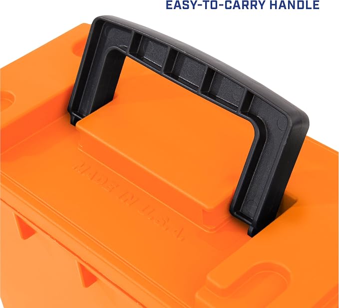 Sheffield Ammo Box Made in USA, Stackable Lockable Ammo Storage Box | Lockable Storage Box, Water and Dust Resistant Dry Box, Secures Hunting Gear, Gun Accessories, Supplies, and Bullets
