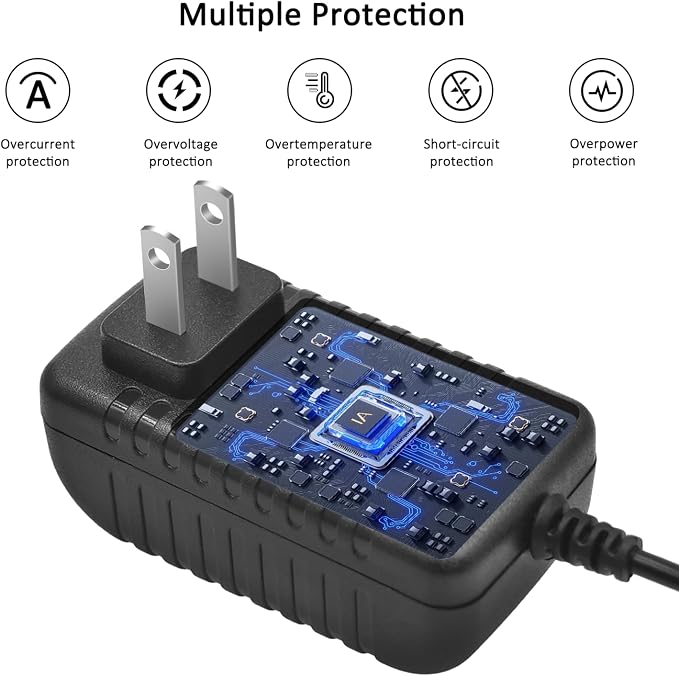 Digital Picture Frame Power Cord Compatible with Philips,Skylight,HP,Aluratek, BSIMB Smart Digital Photo Frame, 5V AC/DC Power Adapter Charger (Not for 9V or 12V)