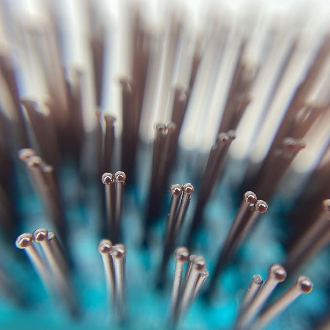 Phillips Brush Light Touch 6 Detangling Hair Brush, Petite Emerald Green | Flexible Nylon Bristles Gently Detangle and Smooth All Hair Types. Compact 6.25 Inch Brush for Daily Use and Travel