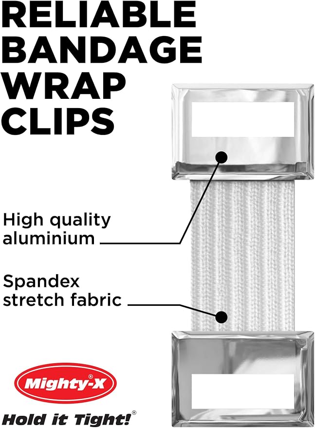 Elastic Bandage Clips - 30 Pack - Bandage Wrap Clips