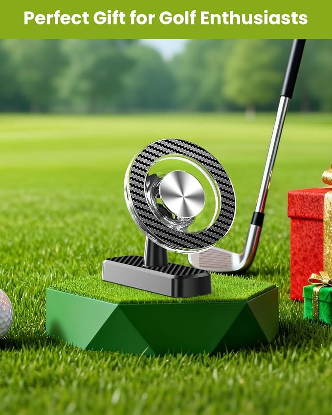 Magnetic Golf Cart Phone Holder, Golf Accessories for Men Golf Gifts Daddy | Premium Golf Cart Accessories For Men Dad Husband, Unique Magnet Phone Mount Holder, Golf Gift For Men, Car Accessory Father