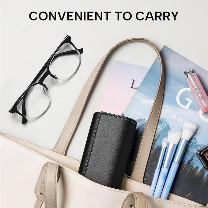 Sightor Glasses Case, 2 Pcs Eyeglasses Case Hard Shell Travel Sunglasses Case Reading Hard Glasses Cases for Women Men