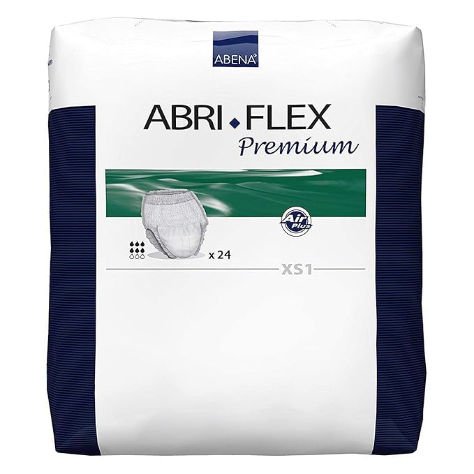 Abena Abena Abri-Flex Premium Protective Underwear, Xs1, 24 Count, 24 Count