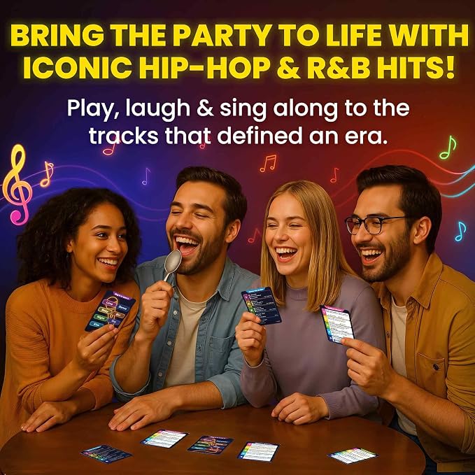 Quokka Who Knows Hits Better? 500+ Questions Music Games – 90s & 2000s Hip-Hop & R&B Edition – The Ultimate Music Trivia Challenge for Adult & Family Party Games – Fun Karaoke & Singing Game Night