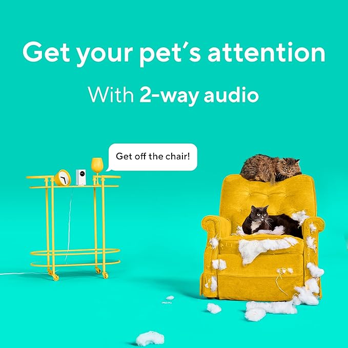 Wyze Cam Pan v2 360° Pet Camera with Phone App PTZ Indoor Smart Security Camera for Dog Cat Baby Elderly Monitoring, 2-Pack