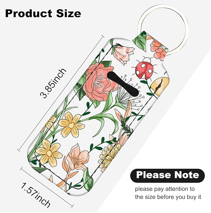 Chapstick Holder Keychain Lip Balm Holder with Clip