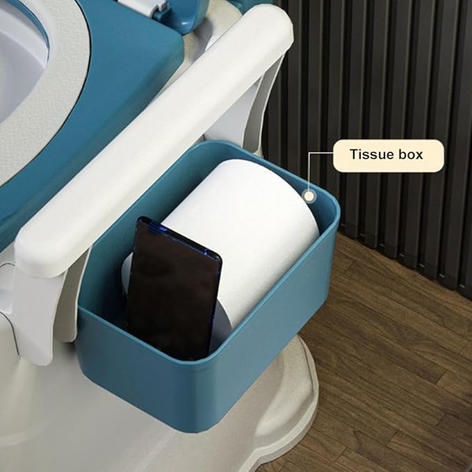Bedside Commode, Height Adjustable Portable Toilet with Arms and Backrest, Safety Frame Raised Toilet Seat with Bucket, Heavy Duty Adult Potty Chair for Elderly, Seniors,