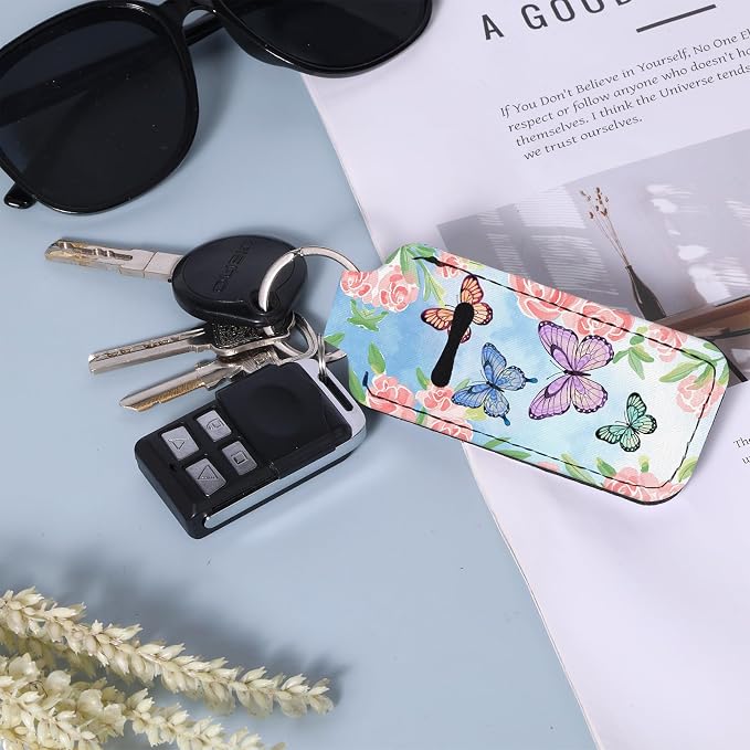 Chapstick Holder Keychain Lip Balm Holder with Clip