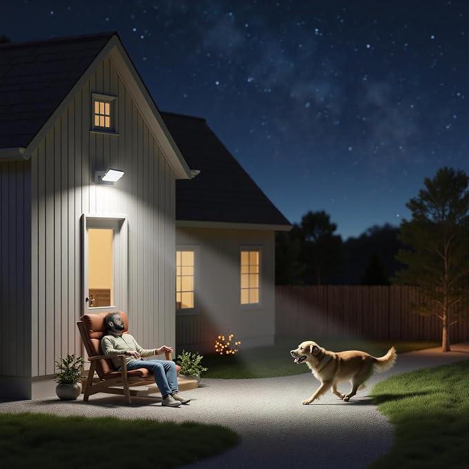 60W LED Motion Sensor Outdoor wall Light Fixtures,2 Pack | 3CCT,Flood Light,5000 Lumen,360°Adjustable Head,IP65 Waterproof,Commercial Security Lighting for House,Garage,Barn,Proch
