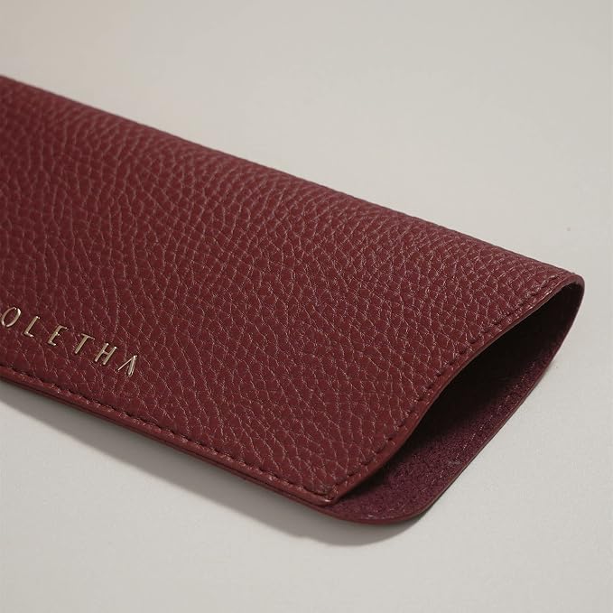 OLETHA Aesthetic Soft Glasses Case, Slip-in Design
