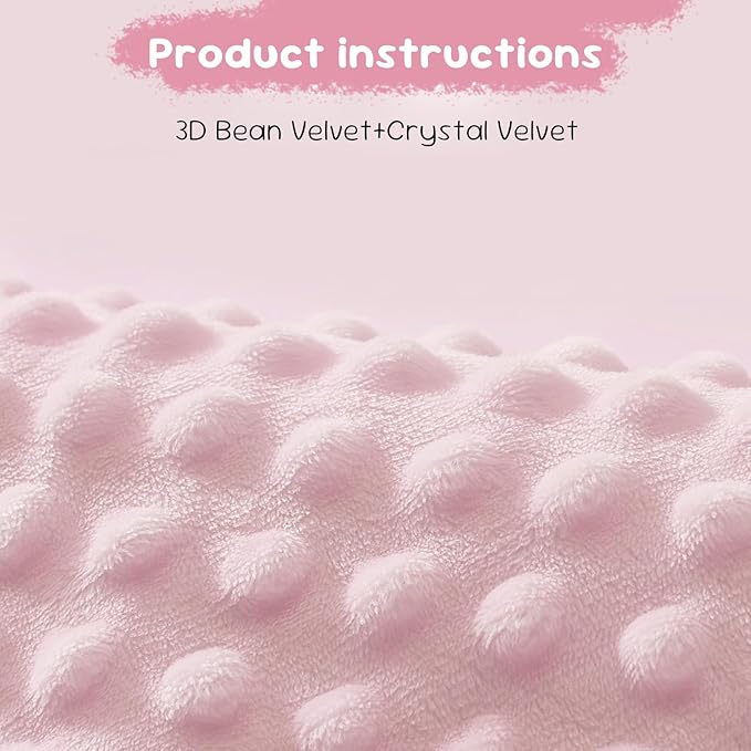 Fidget Blanket for Adults with Dementia,Autism Sensory Products,Sensory Mat for Senior,Activities for Alzheimers Patients,Gift for Dementia Patients,Sensory Toys for Autism (Pink (2 Pack))