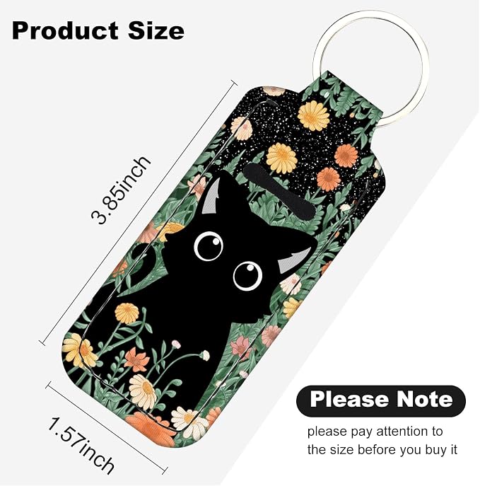 Chapstick Holder Keychain Lip Balm Holder with Clip