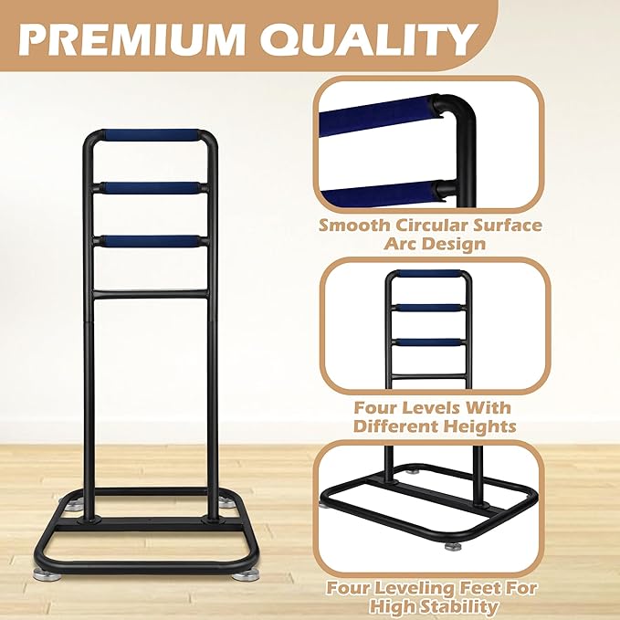 Montex Stand Assist Aid for Elderly, Chair & Couch Stand Assist Bar, 19''x17''x40'' Standing Aids & Supports with Non-Slip Covers, Mobility Standing Aid Rail for Couch (Hollow Base)