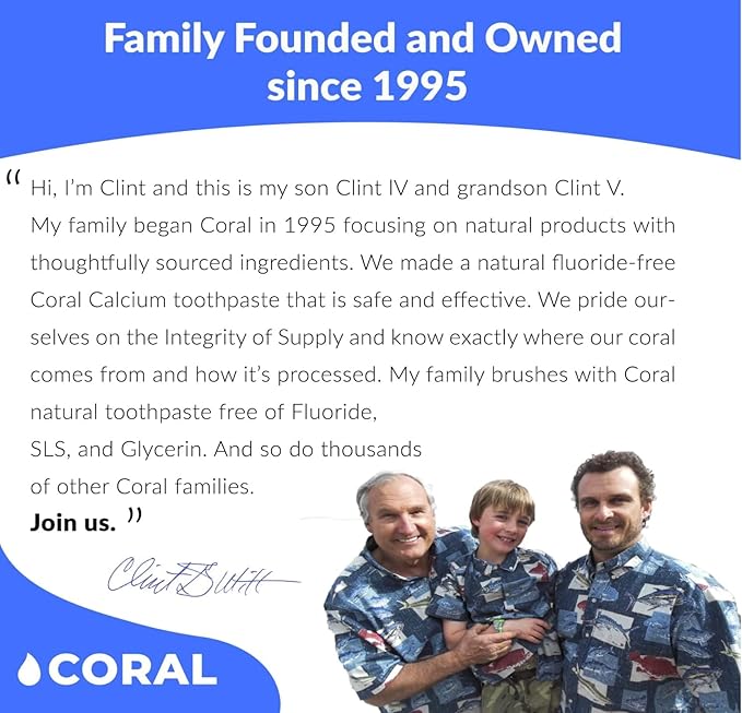 Coral Nano Silver Foaming Toothpaste – Fluoride Free Natural Remineralizing Tooth Foam – Whitening, SLS & Glycerin Free with Xylitol & Coral Calcium – Mint Flavor (4oz, 3-Month Supply)