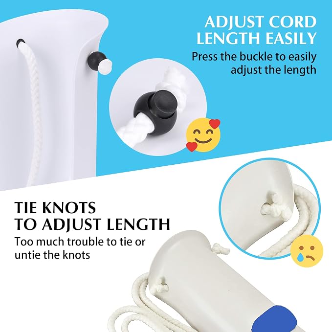 CAidRE Sock Aid - Wide 3.93" Sock Aid with Foam Handles, Sock Aide Device for Seniors, Sock Helper Easy On Easy Off for Regular Socks, White