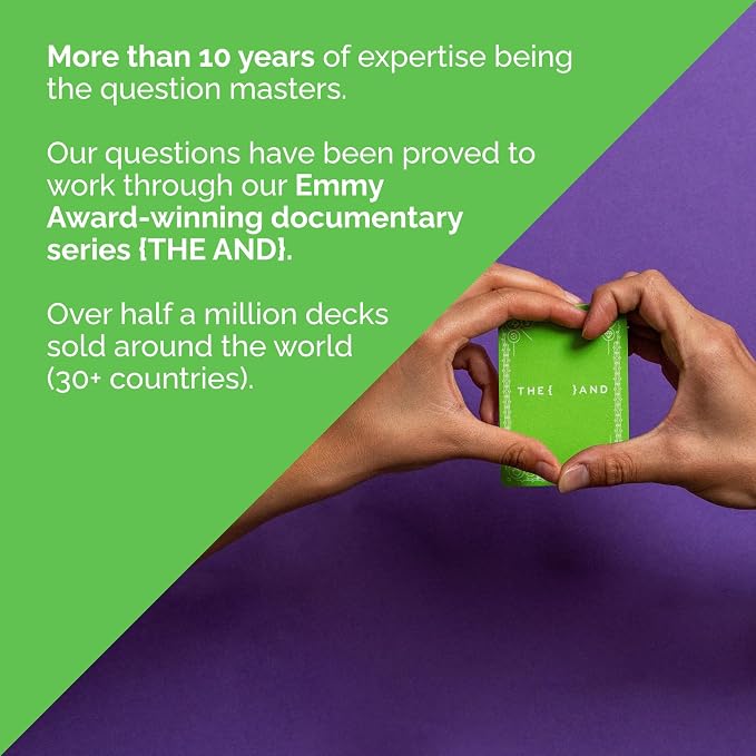 {THE AND} Healing Edition - 199 Question Cards to Heal Strained Relationships - Reconnect by Understanding & Releasing Hurt Feelings - Couple Card Game to Have Difficult Conversations By The Skin Deep
