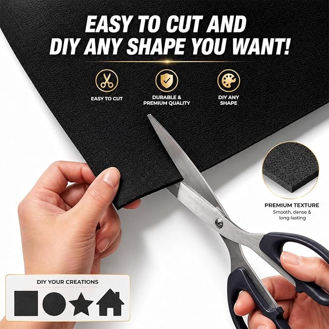 FLASLD Welding Blanket Fireproof Mat 36×48 inch Heat Resistant Material Up To 1800°F Flame Retardant Fabric Carbon Felt for Grill Stove Pit Soldering Welders Plumbers