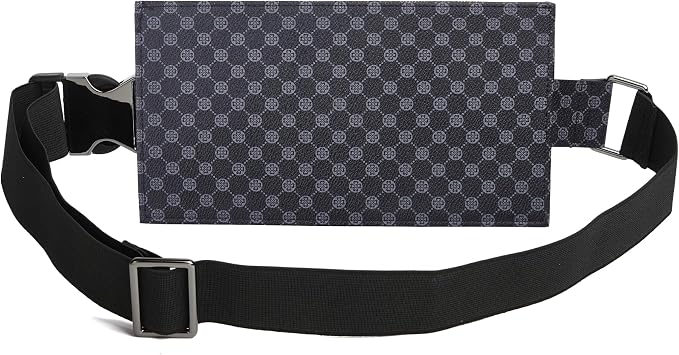 Luxury Travel Wallet – Hidden Money Belt, RFID-Blocking, Anti-Theft Passport Holder for Men & Women (Black Crest)