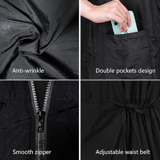 DHXYZZB 2 Pack Pet Grooming Smock Waterproof Barber Jackets for Women Men Anti-Static Work Clothes Salon Smock for Stylists