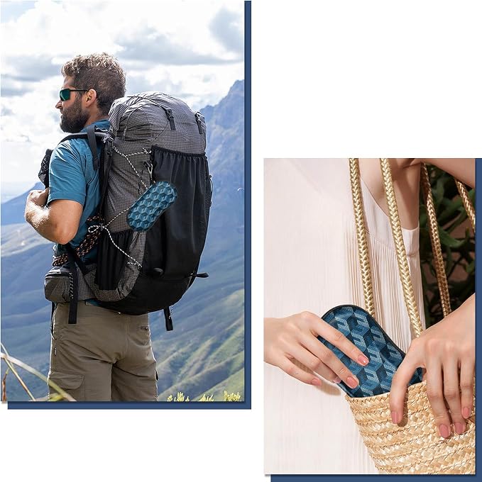 FINTIE Sunglasses Case, Hard EVA Shell Shockproof Sport Glasses Case with Metal Carabiner Travel Zipper Eyeglasses Holder