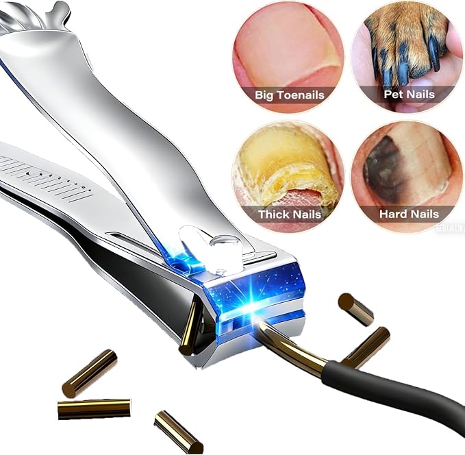 Funny Nail Clippers Set - Gag Gifts for Men, White Elephant Gifts for Adults, Stocking Stuffers & Cool Gadgets for Dad Boyfriend Husband Friends