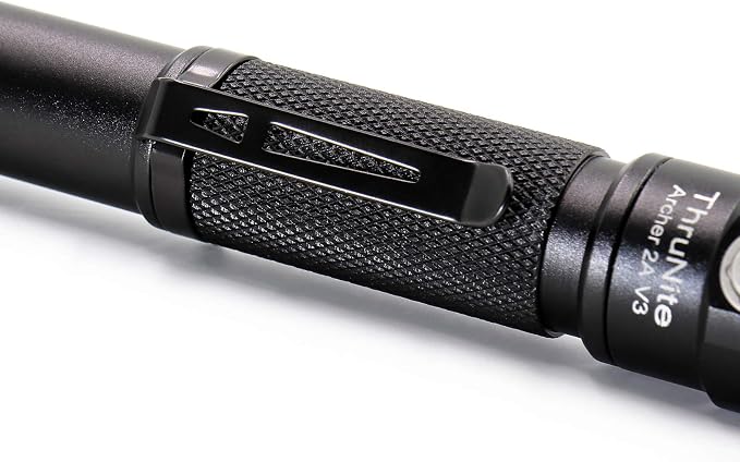 ThruNite Archer 2A Pro LED Flashlight, 1020 High Lumens Long Throw 365M AA Flashlight with USB-C Rechargeable, Dual Switch Tactical EDC Flashlights for Camping Hiking, IPX8 Waterproof - Cool White