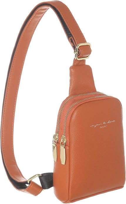 Lightweight Small Crossbody Sling Bag for Women | Mini Travel Purse,Multi-pocket with Card Slots,Durable Vegan Leather,Everyday Carry