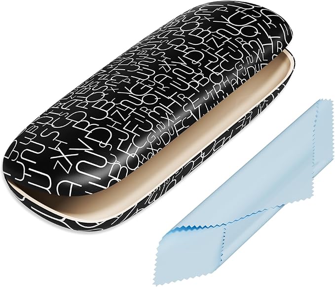 Eyeglasses Case, Hard Shell Protective Case for Glasses, Unisex for Women Men