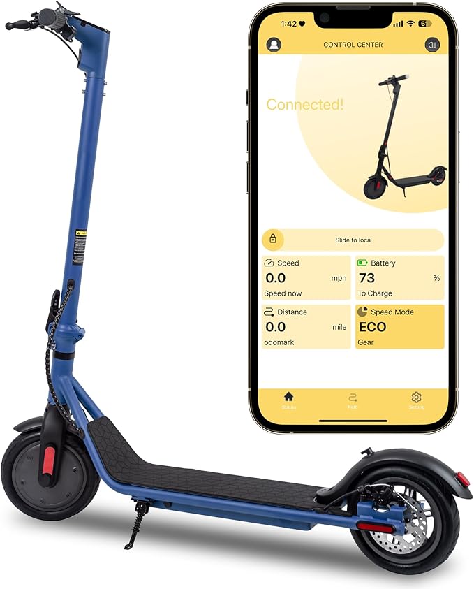 Phantomgogo Electric Scooter for Adults Scooters Kids Foldable E-Scooter with with 350W Motor 15.5 mph Max Speed Long Range EScooter for Commuter