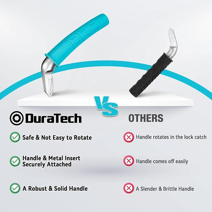 DURATECH 2-Pack Car Door Handle for Elderly | Car Cane Grab Handles, Mobility Aid Holds Up to 400 lbs, Vehicle Support Handle for Seniors, Disabled & Post-Surgery Recovery