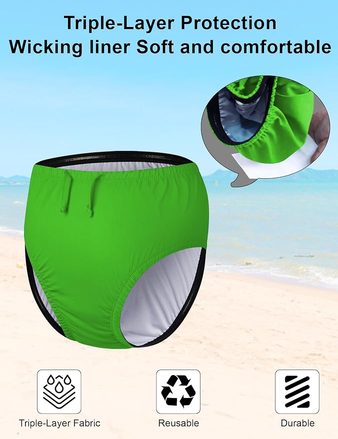 Special Needs Reusable Swim Diapers - Waterproof, Leakproof, Unisex