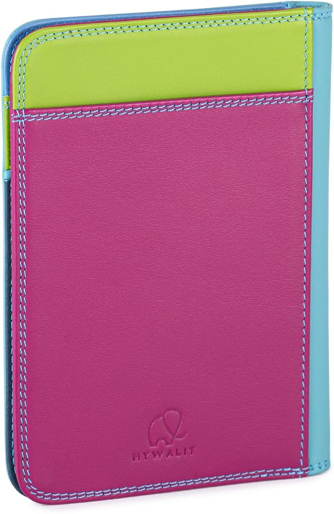 mywalit Leather Travel Passport Cover | Liguria | 3 Cards, Notes And Transparent Passport Section