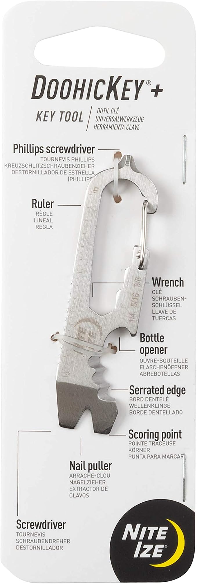 Nite IZE KMTSE-11-R3 DoohicKey Keychain Multi Tool