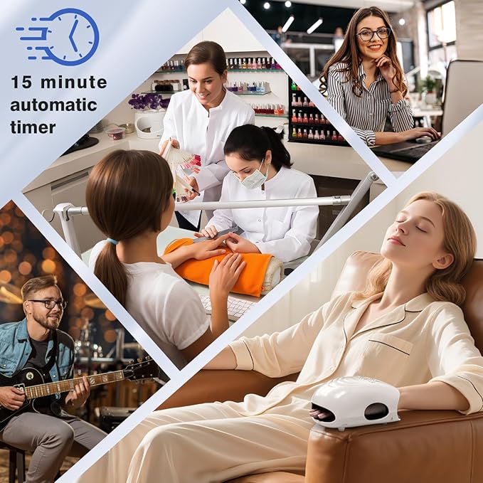 cotsoco Upgraded Hand Massager - 3Massage Sizes, Cordless Hand Massager with Heat & Compression for Arthritis and Carpal Tunnel, Gift for Men Women Family Friends, Relaxation at Home, Office, Black