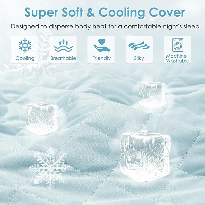 NEPPT Wedge Pillow for Seniors Side Sleeping Post Surgery Wedge Bedsore Pressure Relief Incline Pillow Patient Turning Wedges for Bed Positioning Adults Triangle Pillows for Back Support (Cooling)